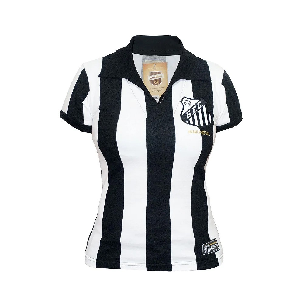 Camisa Retrô Santos Bimundial Branca 62/63