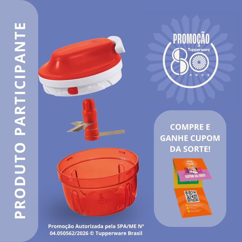 Tupperware Turbo Chef Supersonic 300ml Vermelho - Loja Tupperware