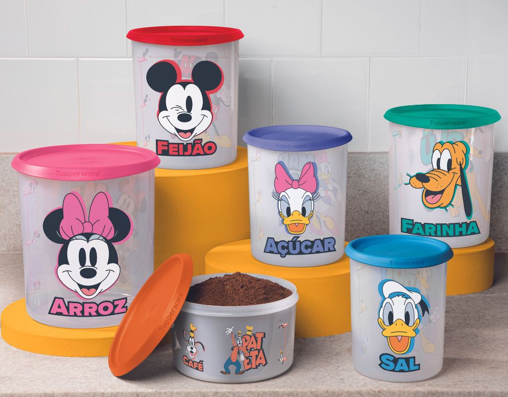 Tupperware Kit Instantâneas Disney 6 Pecas - Loja Chefe Tupperware