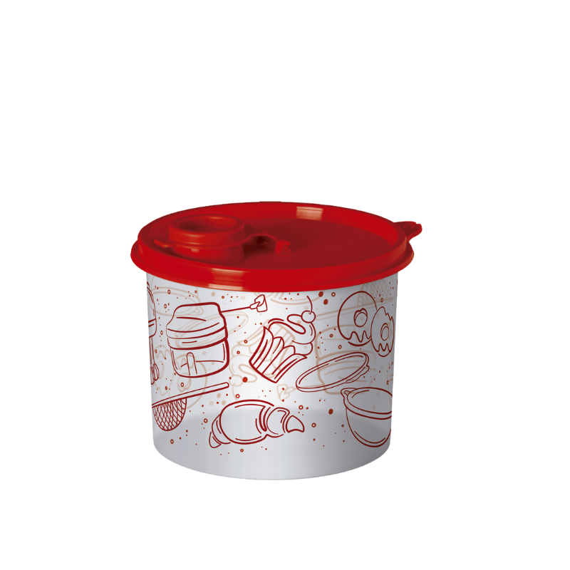 Tupperware Kit Tupper Caixa Receitas 2,4Litros e 500ml - Loja