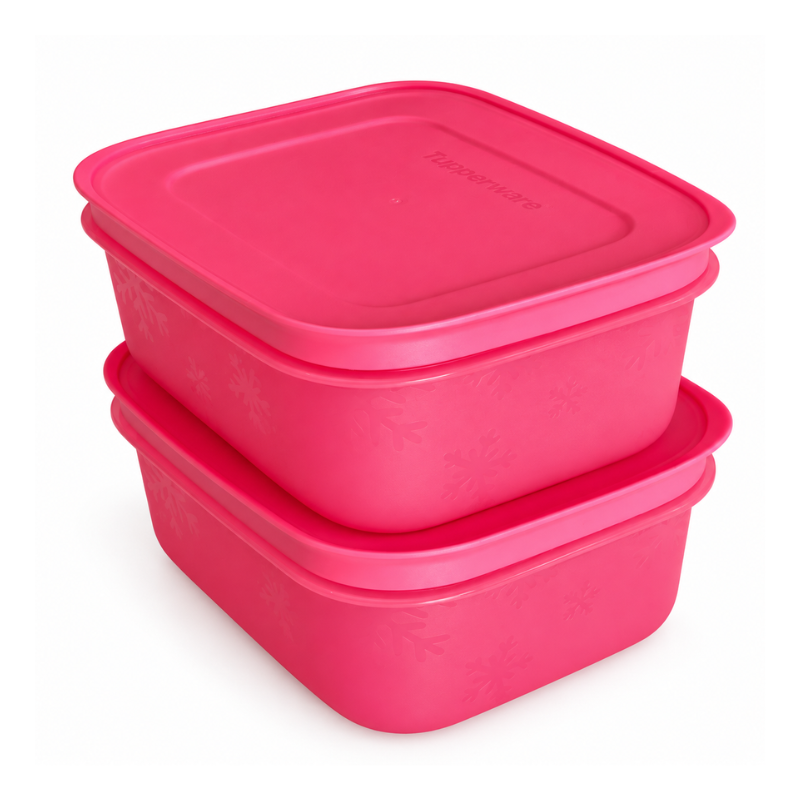 Tupperware Kit Freezer Line 450ml 2 Peças Lychee - Loja Tupperware