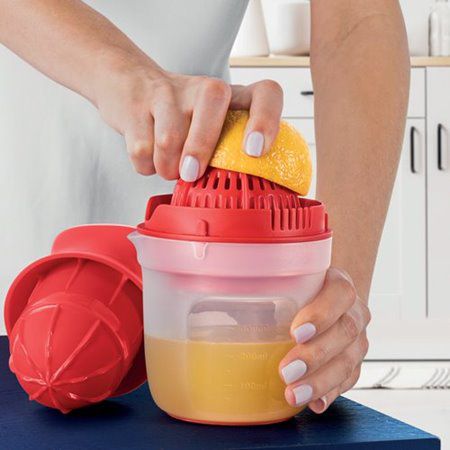 Tupperware Espremedor de Frutas Plus 300ml Vermelho - Loja Chefe Tupperware