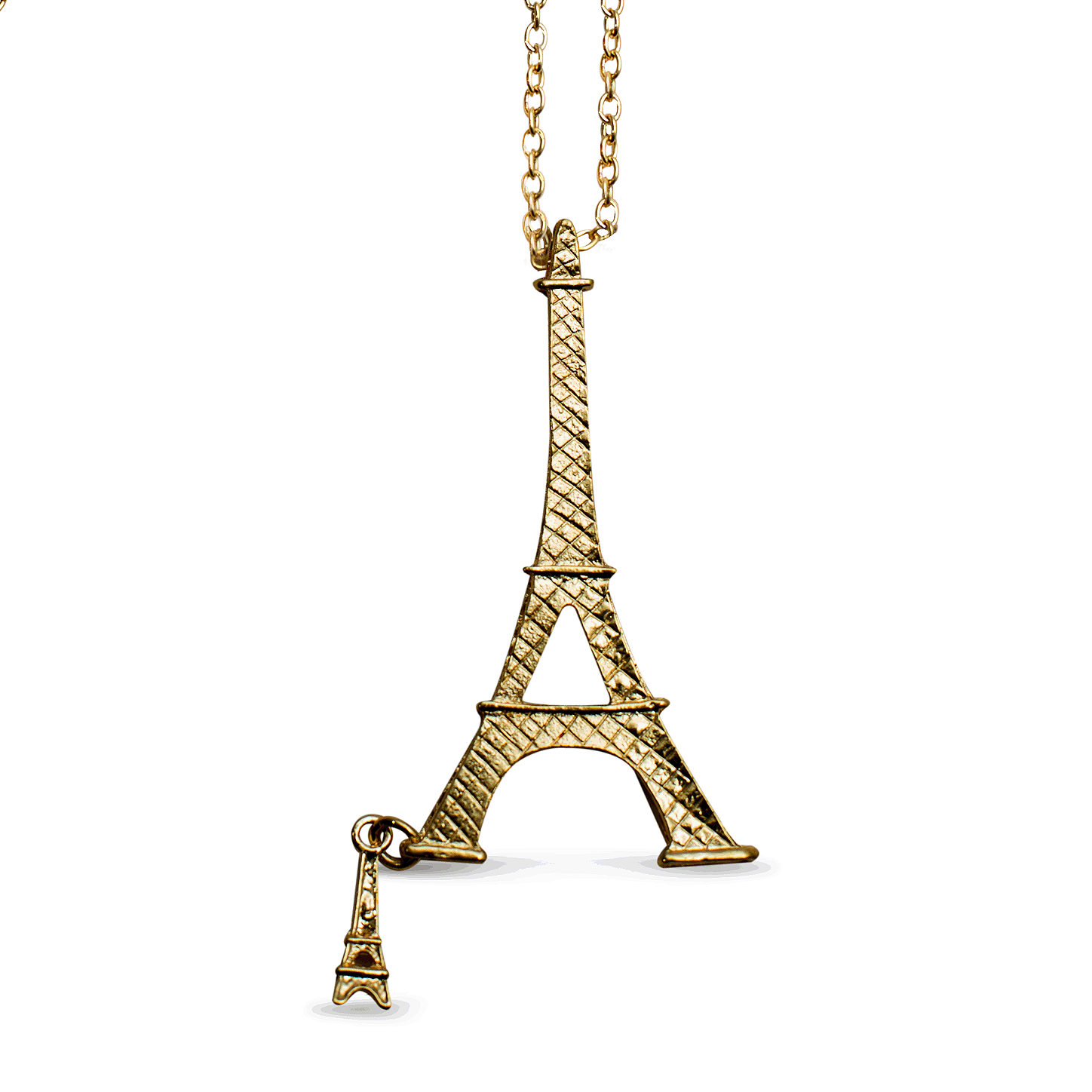 Colar dourado Torre Eiffel