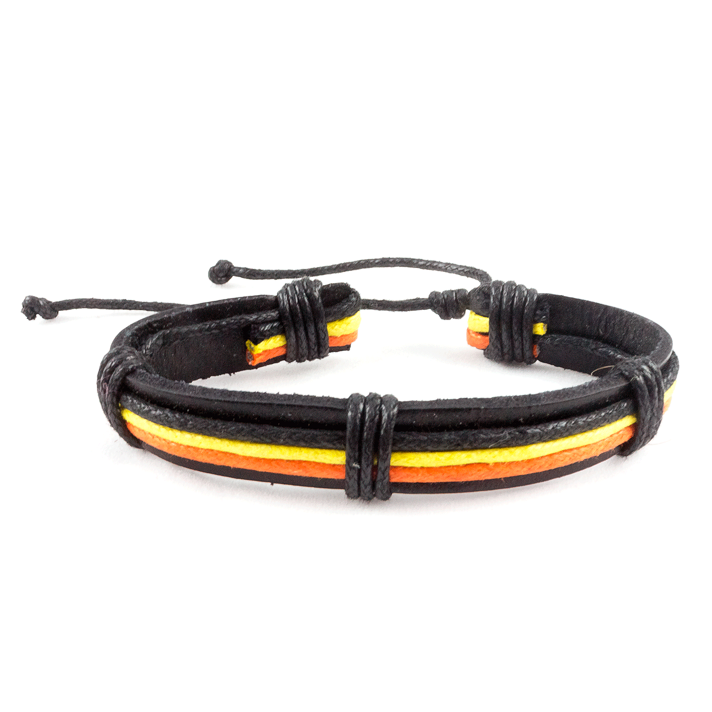Pulseira de couro Camaleão