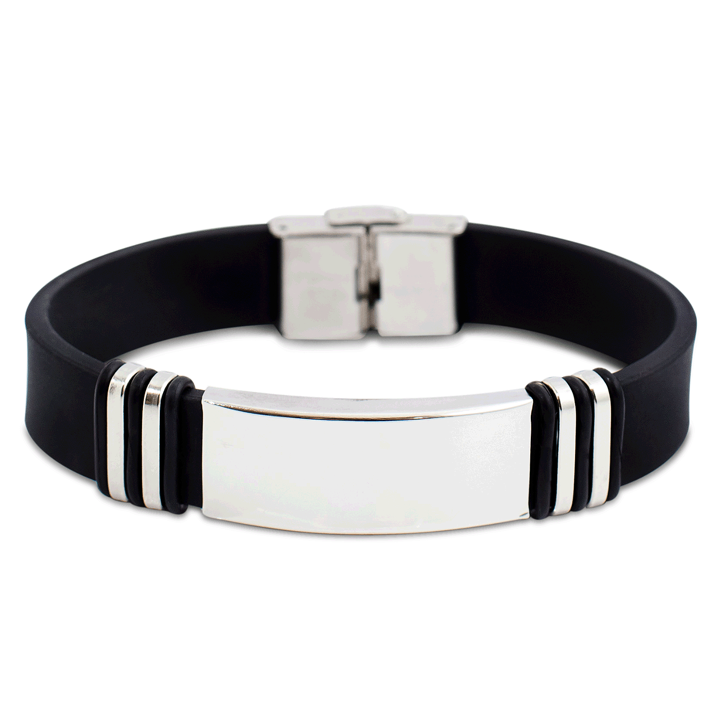 Pulseira de silicone Fusion Titanium
