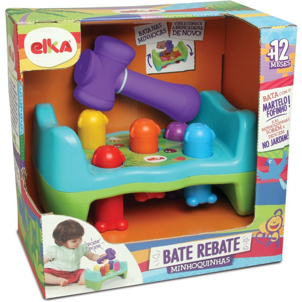 Brinquedo Para Bebê Bate Rebate Minhoquinhas Un 1172 Elka - Amiga Shop |  Comprar Material de Escritório Online | Comprar Material Escolar Online