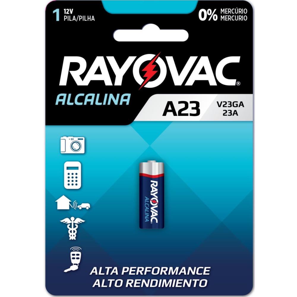 Pilha Alcalina Bateria A23 12v 10cartelasx1un Caixa V23ga-1 Rayovac - Amiga  Shop | Comprar Material de Escritório Online | Comprar Material Escolar  Online