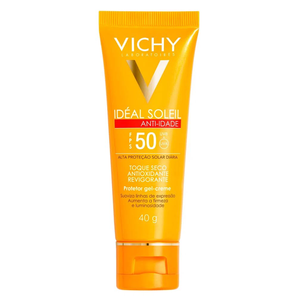Protetor Solar Facial Vichy - Idéal Soleil Antiidade Toque Seco | Sense  Farma - Sense Farma - Cosméticos, Estética e Beleza