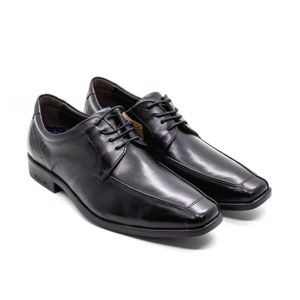 Sapato Social Bico Largo Democrata Masculino Preto - Lumman Calçados | Sua  Sapataria Online