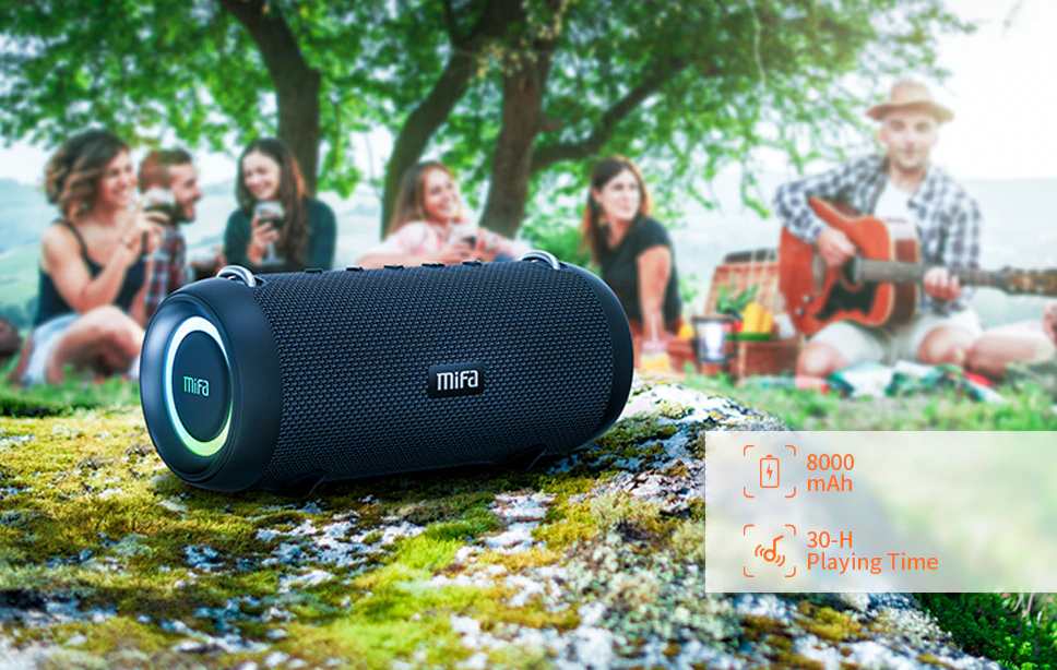 br>Caixa de Som Mifa A90 Bluetooth 5.0 IPX8 60W (Nova) - Hobbies e coleções  - Morin, Petrópolis 1251682676