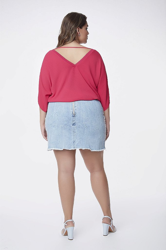 Calça  Calça Capri Jeans Plus Size - Cordatto