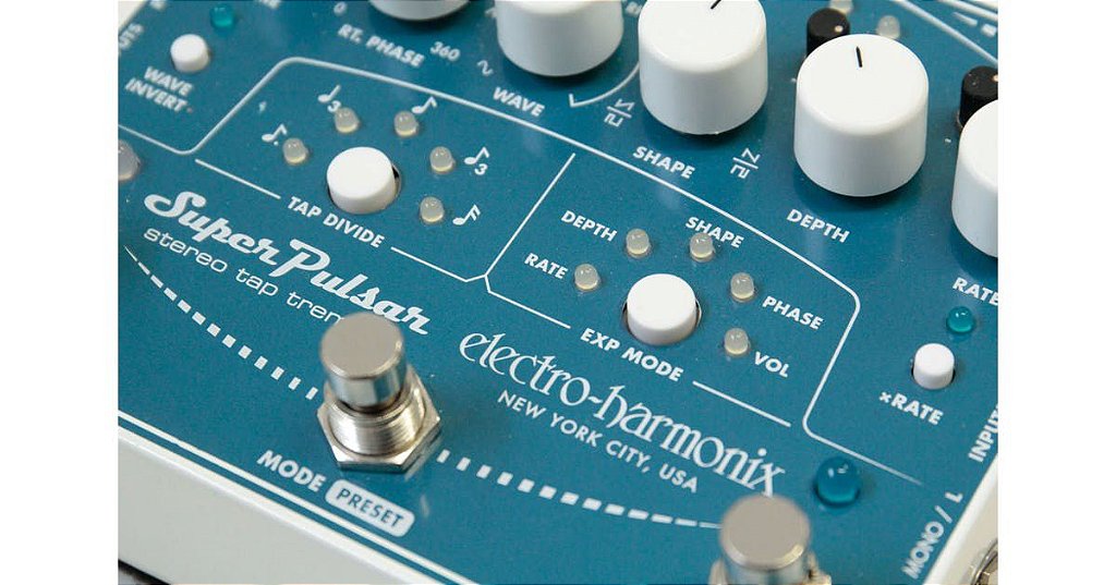 Pedal Tremolo Super Pulsar Electro Harmonix Stereo Tap Ehx - DG