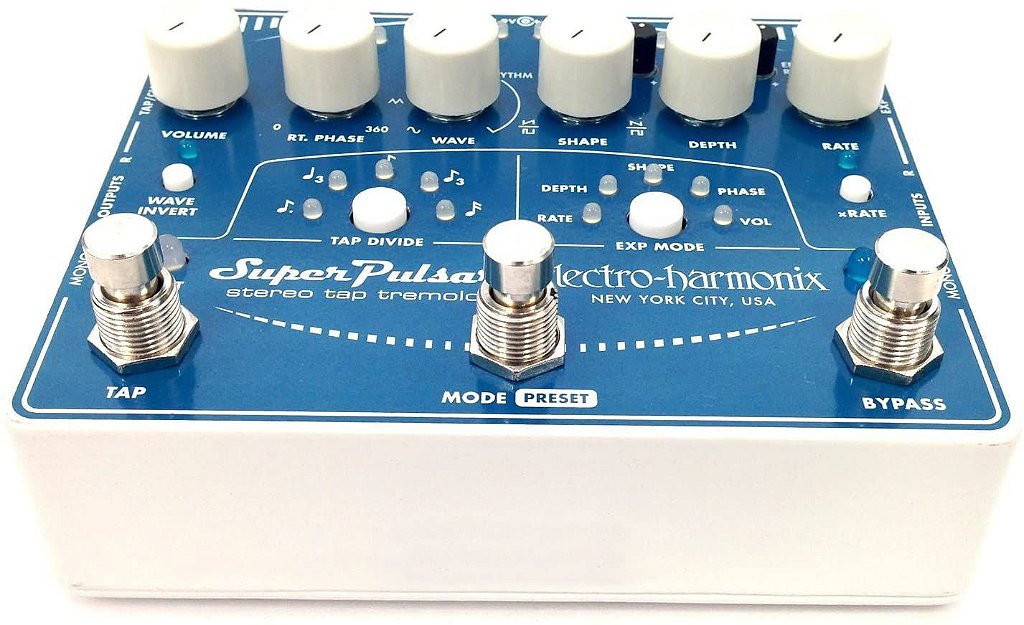 Pedal Tremolo Super Pulsar Electro Harmonix Stereo Tap Ehx - DG