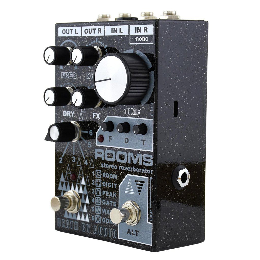 Pedal Death By Audio ROOMS Stereo Reverb - DG Sound - Importadora