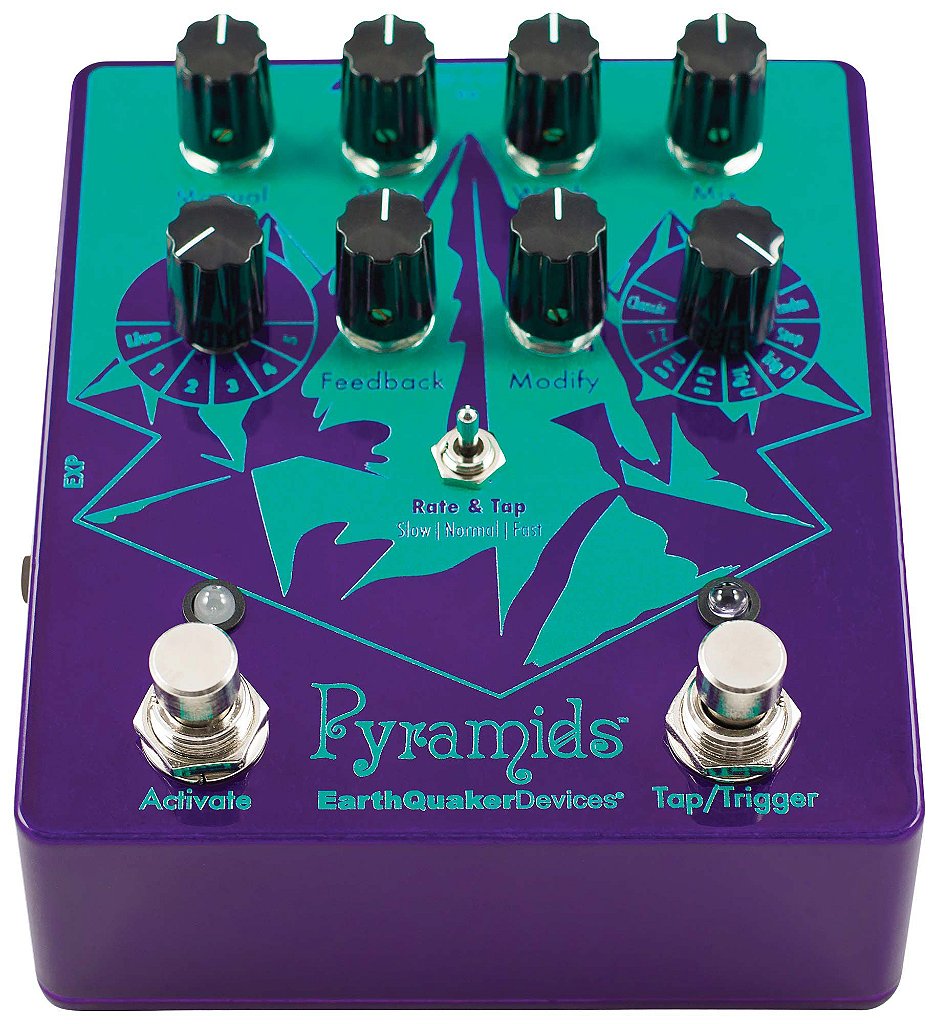 Pedal Earthquaker Devices Pyramids Stereo Flanging Device - DG