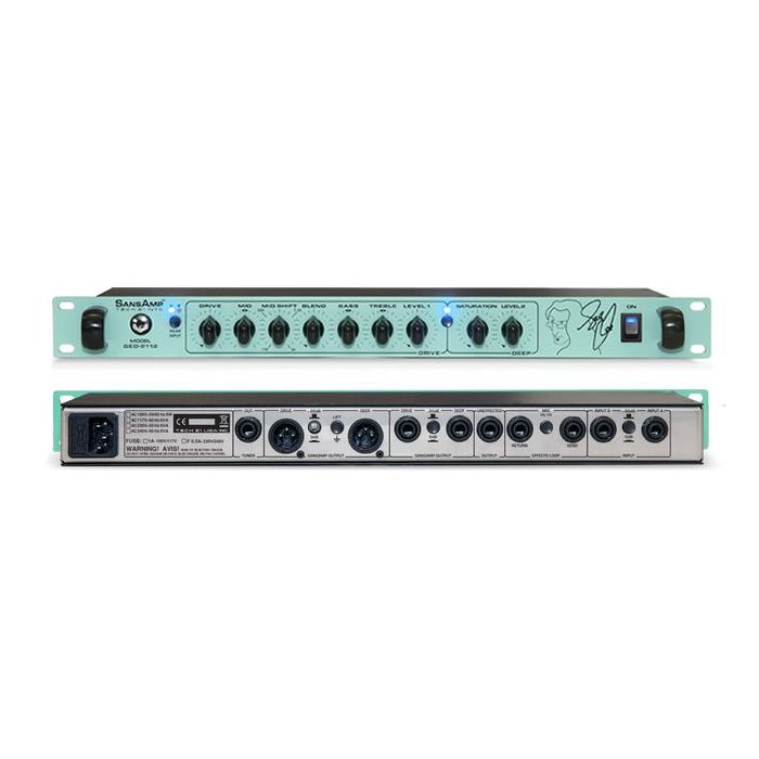 Rack Geddy Lee Ged 2112 Signature Sansamp Tech 21 - DG Sound Rack Geddy Lee Ged 2112 Signature Sansamp Tech 21 - DG Sound