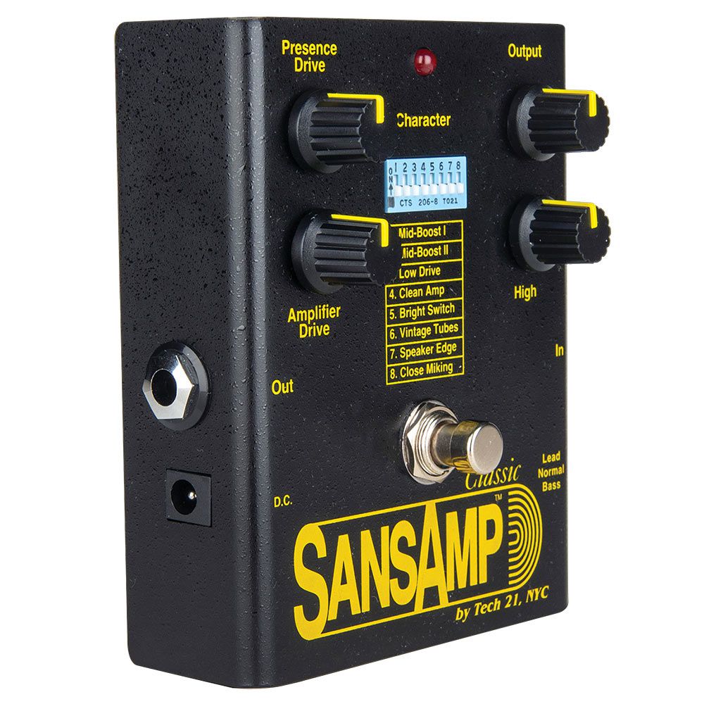 ギター SansAmp Classic by Tech 21 inc. NYC Pedal SansAmp Classic Tech 21 Original Pedal - DG Sound