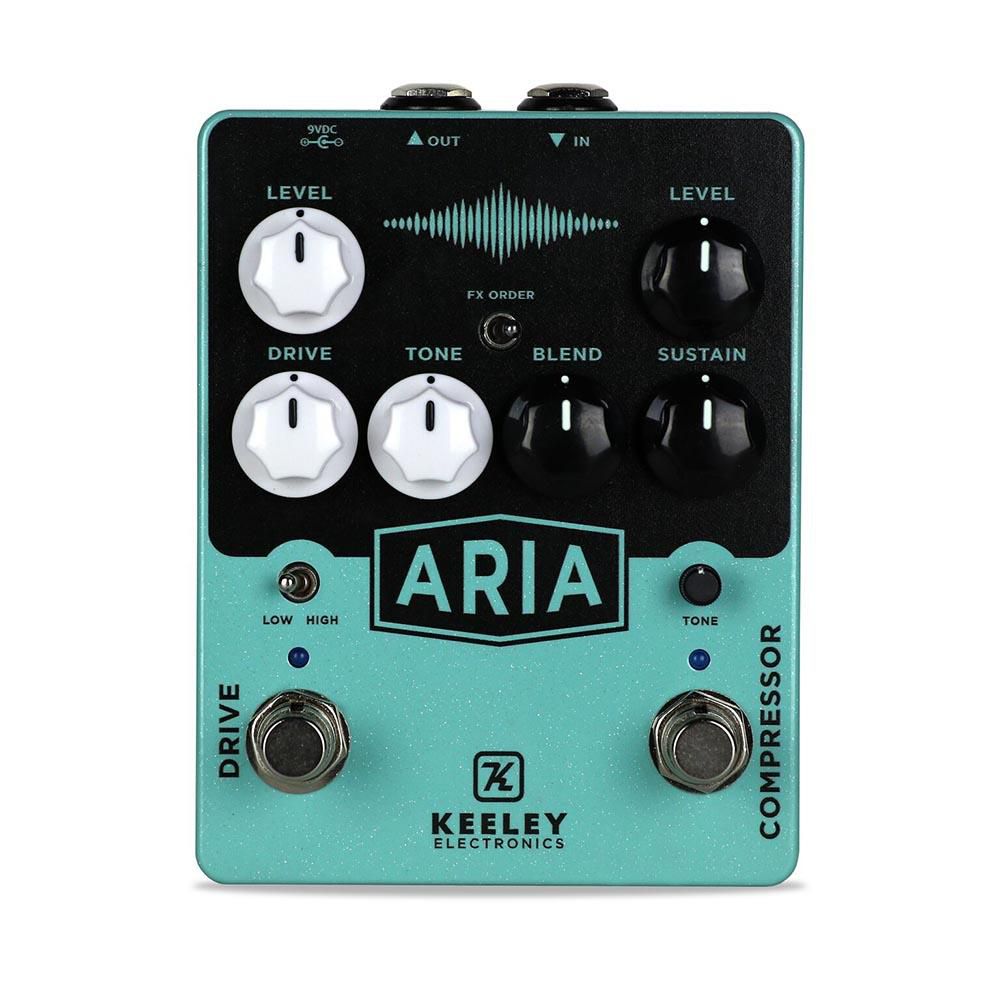 Keeley ARIA コンプレッサー・オーバードライブ Pedal Keeley Aria Compressor Overdrive - DG Sound - Importadora