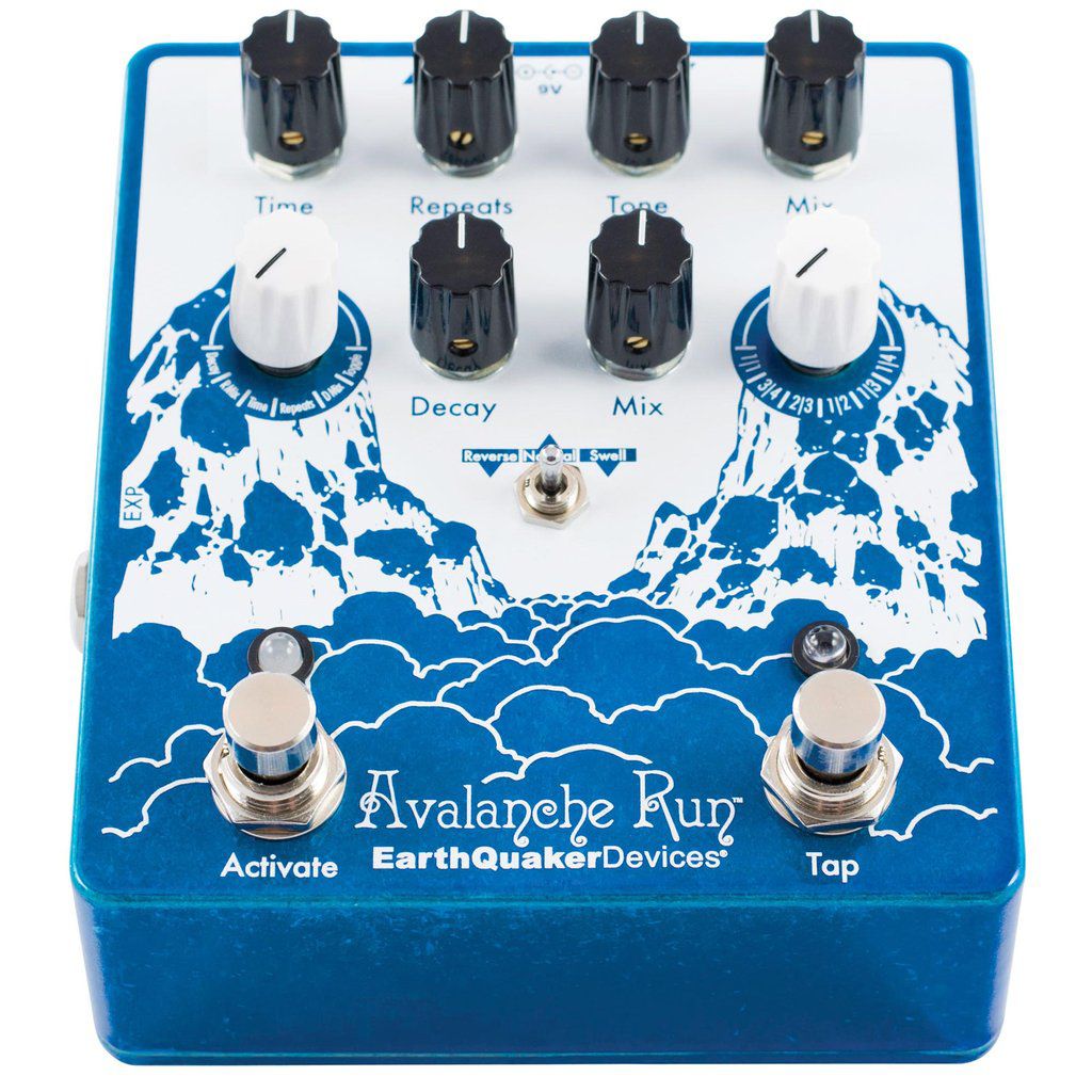Pedal EarthQuaker Devices Avalanche Run V2 Stereo Delay Reverb
