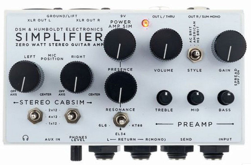 ギター DSM & HUMBOLDT ELECTRONICS SIMPLIFIER Pedal DSM HUMBOLDT Simplifier Classic Zero Watt Stereo Guitar Amp