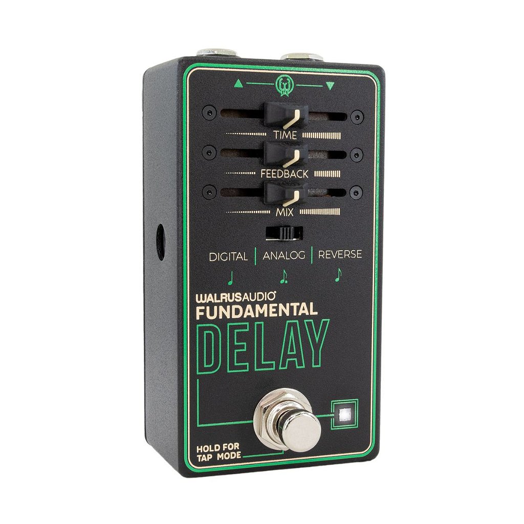 Pedal Delay Walrus Audio Fundamental Series 3 tipos de Delay Tap