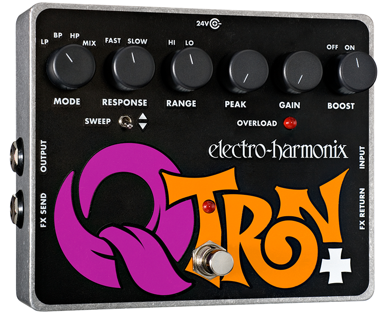Pedal Ehx Q-Tron Plus Envelope Filter com Effects Loop
