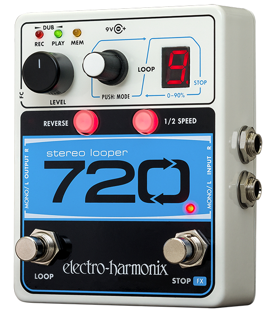 ギター Electro-Harmonix 720 Stereo Looper Pedal EHX 720 Stereo Looper Electro Harmonix - DG Sound