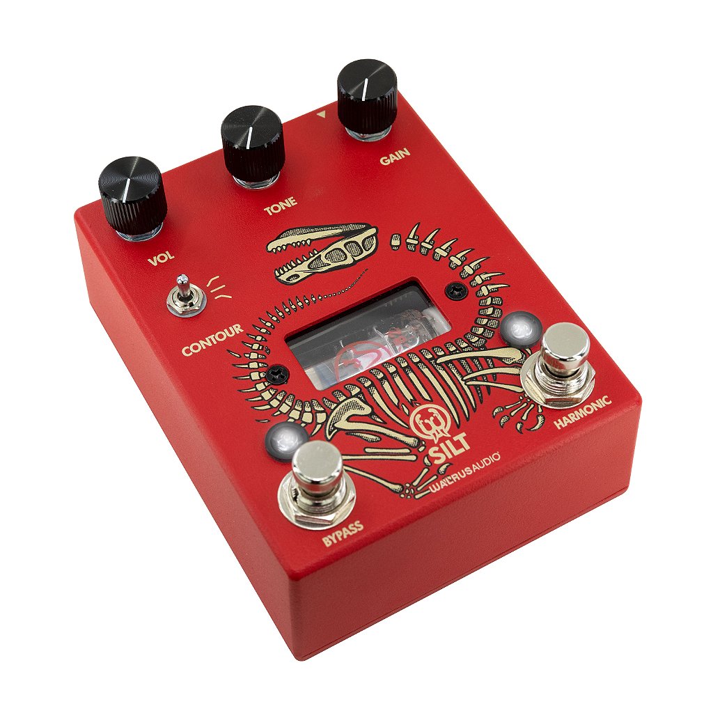 Pedal Walrus Audio SILT Harmonic Tube Fuzz Vermelho Red - DG Sound