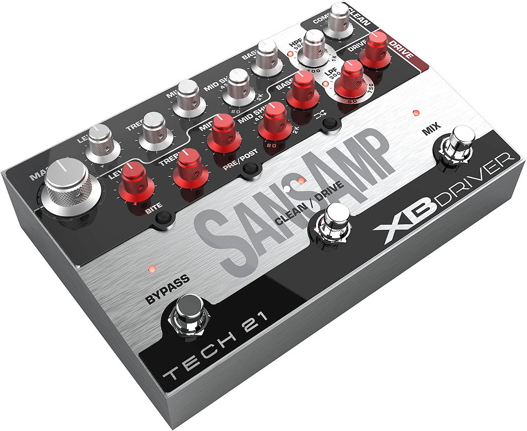 Tech 21 XB Driver SansAmp Bass Preamp - DG Sound - Importadora