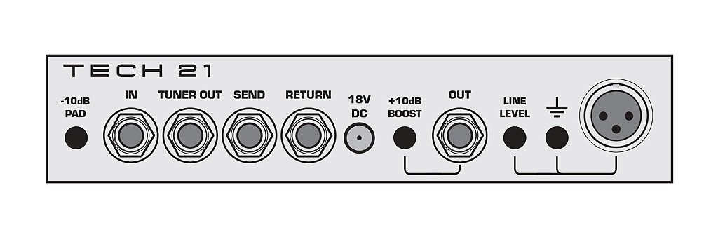Tech 21 XB Driver SansAmp Bass Preamp - DG Sound Tech 21 XB Driver SansAmp Bass Preamp - DG Sound