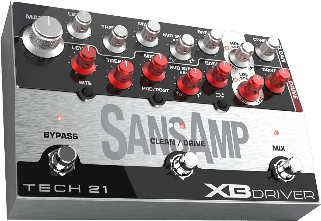 Tech 21 XB Driver SansAmp Bass Preamp - DG Sound Tech 21 XB Driver SansAmp Bass Preamp - DG Sound