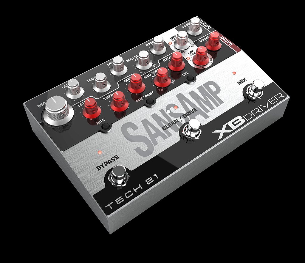 Tech 21 XB Driver SansAmp Bass Preamp - DG Sound Tech 21 XB Driver SansAmp Bass Preamp - DG Sound