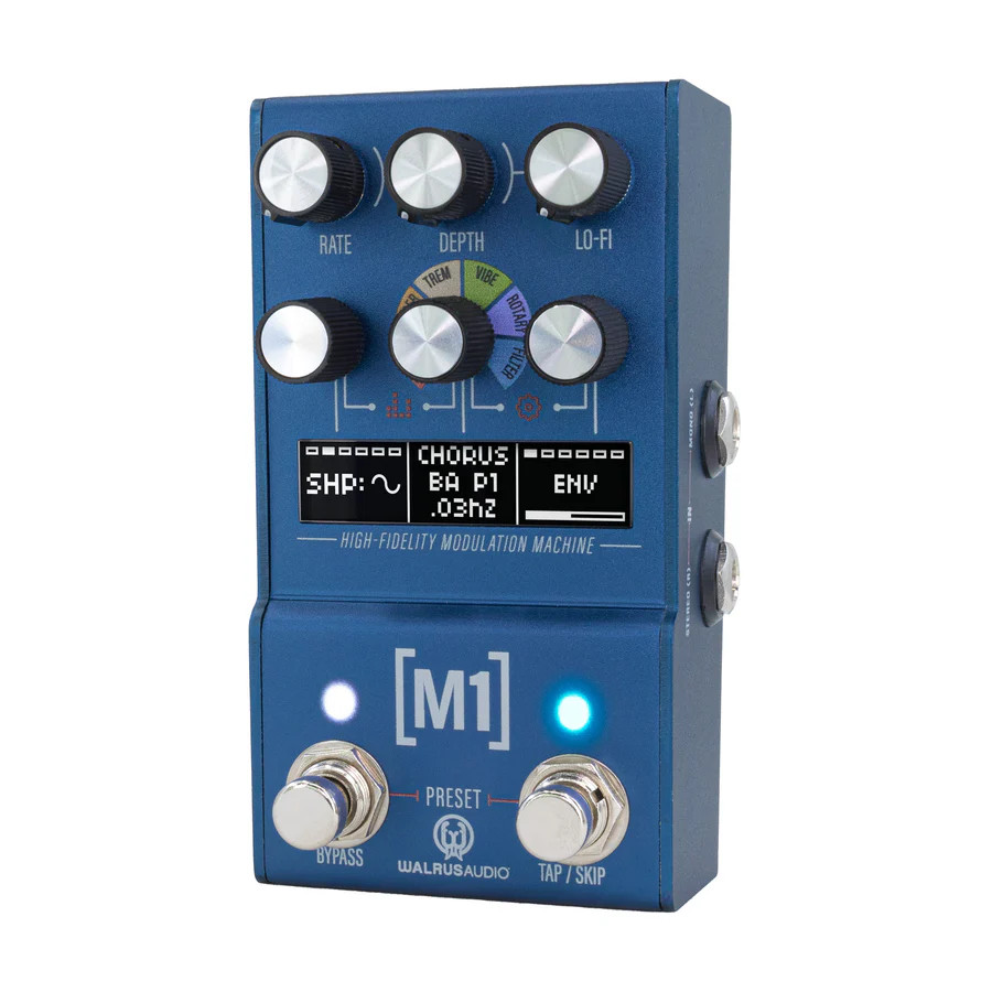 Walrus Audio M1 空間系マルチエフェクター トレモロ コーラス Pedal Walrus M1 MKll MAKO Series Modulation Chorus, Phaser