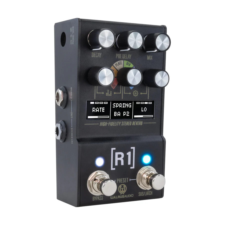 Pedal R1 MKll Stereo Reverb Walrus Audio Mako Series High-Fidelity