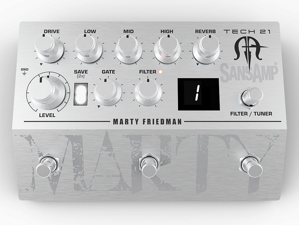 Pedal Tech 21 Marty Friedman SansAmp - DG Sound - Importadora