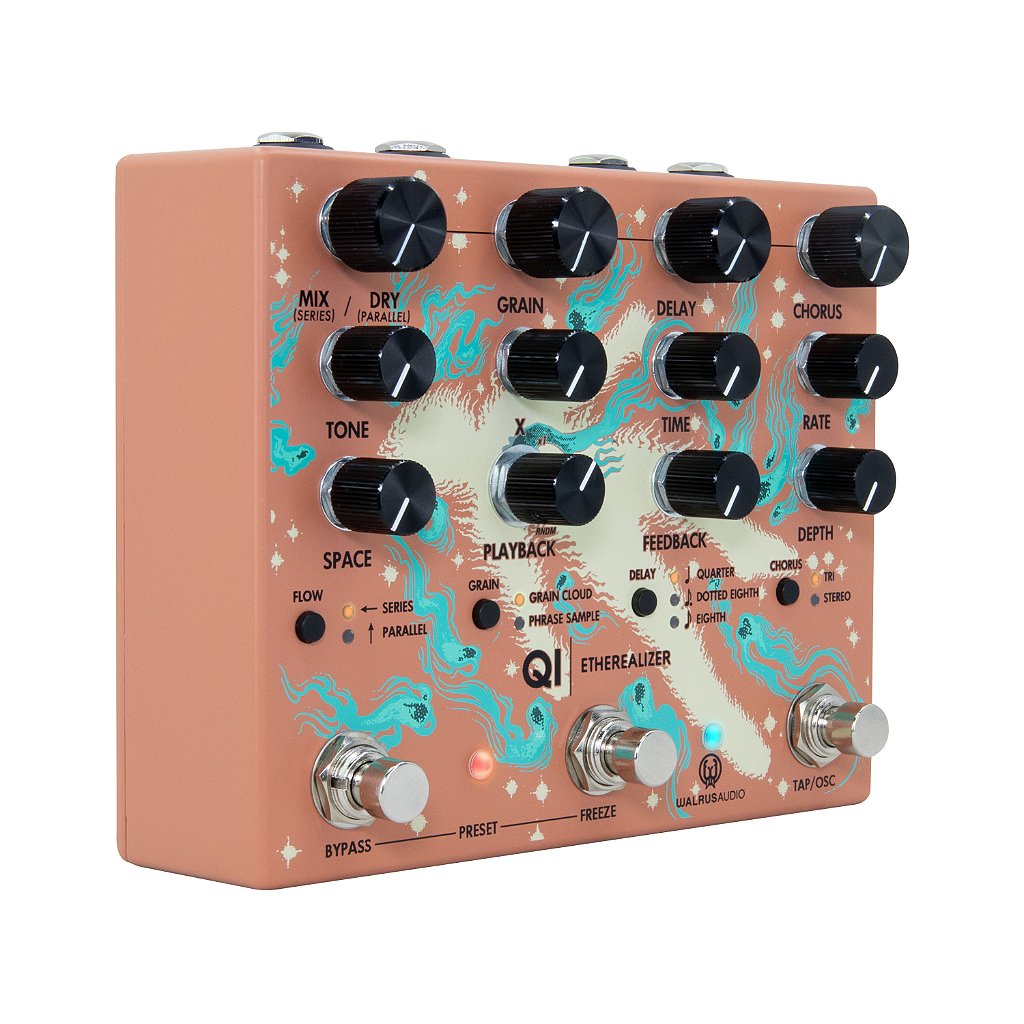 Pedal Walrus Audio QI Etherealizer Terracota - DG Sound Pedal Walrus Audio QI Etherealizer Terracota - DG Sound