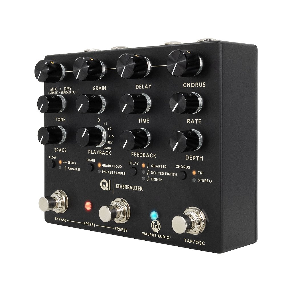 Walrus Audio Etherealizer ギターエフェクター Pedal Walrus Audio QI Etherealizer Preto - DG Sound - Importadora