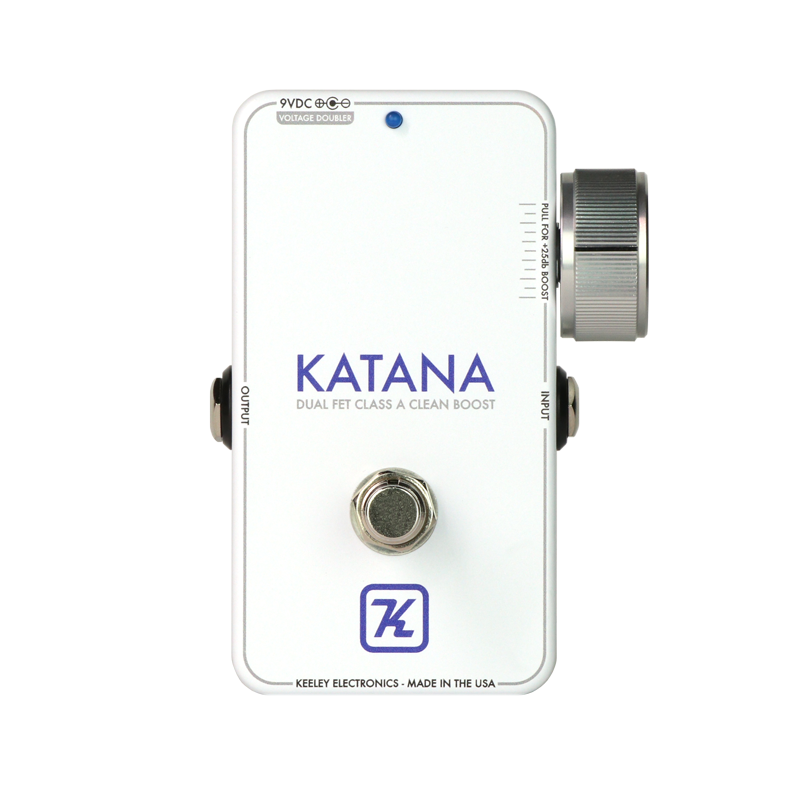 美品 KEELEY KATANA BOOST ‘Throwback White’ keeley KATANA BOOST 'Throwback White' Edition（キーリー