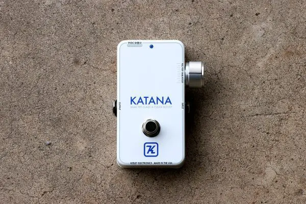 Pedal Katana Clean Boost 'Throwback White' Edition Keeley - DG