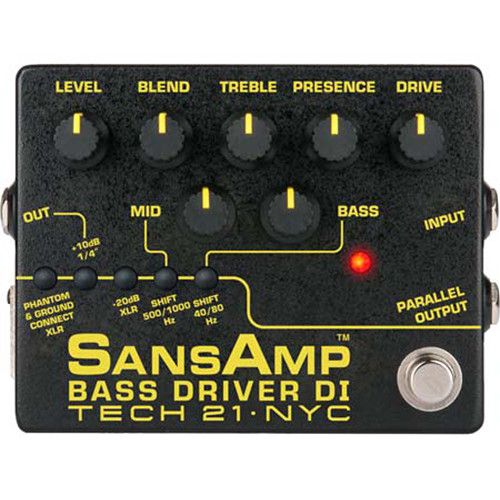 Tech 21 Sansamp Bass Driver Di Version 2 - DG Sound Tech 21 Sansamp Bass Driver Di Version 2 - DG Sound