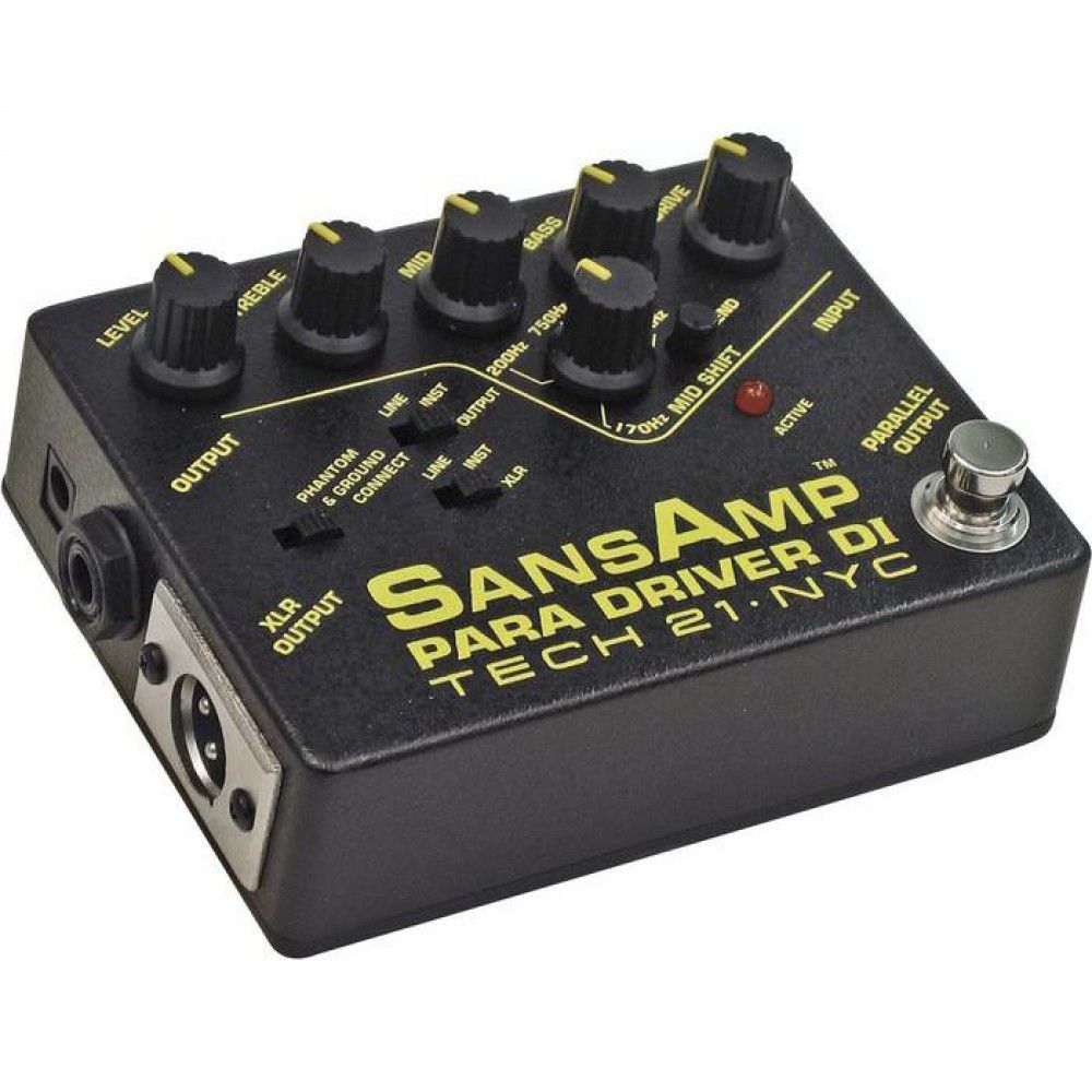 Pedal de efeito Tech 21 SansAmp Programmable Bass Driver Di