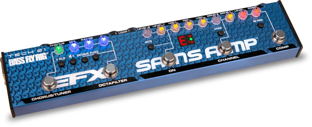 Tech 21 Bass Fly Rig V2 Sansamp - DG Sound - Importadora oficial