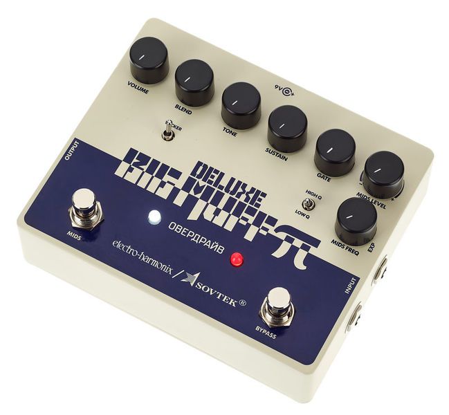 Pedal Ehx Sovtek Deluxe Big Muff Pi Distortion Sustainer - DG Sound -  Importadora oficial TECH 21 NYC - Electro Harmonix - Walrus Audio -  Catalinbread - Keeley