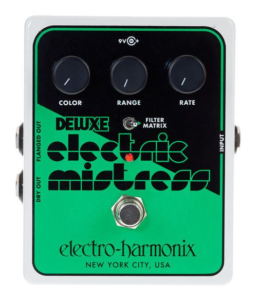 ギター Electro-Harmonix DeluxeElectricMistresV5 Pedal Ehx Deluxe Electric Mistress Xo Analog Flanger - DG Sound