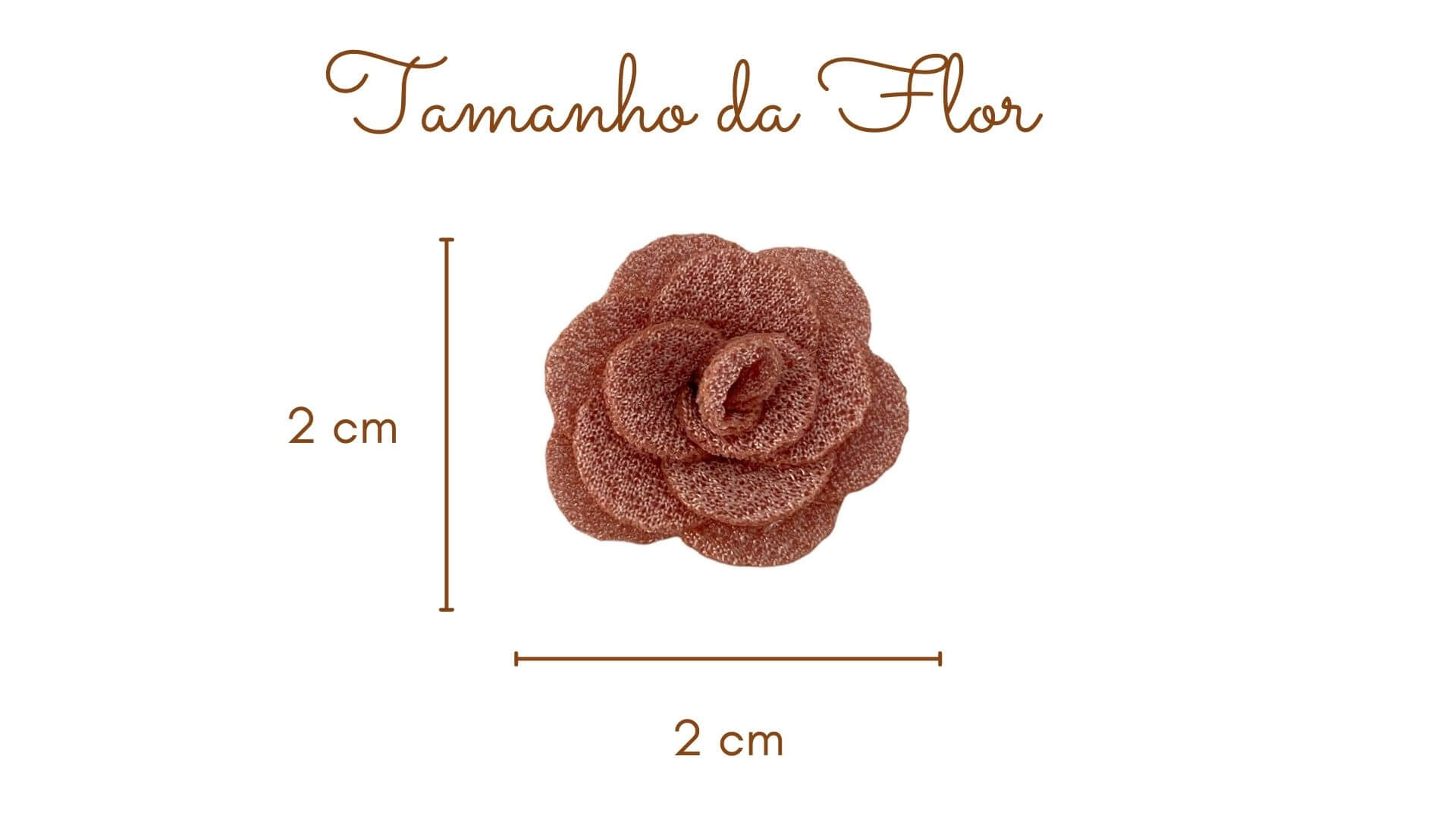 tamanho da flor