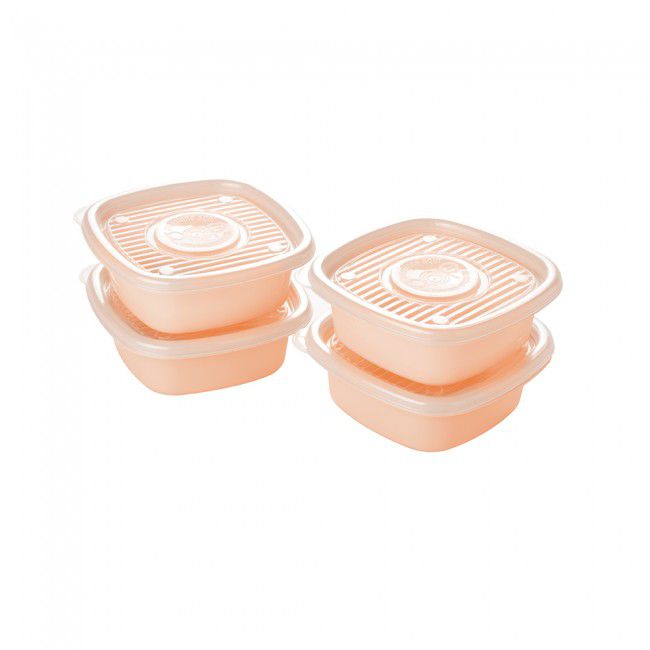 PP-「P」　ppp 4枚セット Conjunto 4 Potes de Plástico Pop de 400 ml - Plasutil - Loja Real