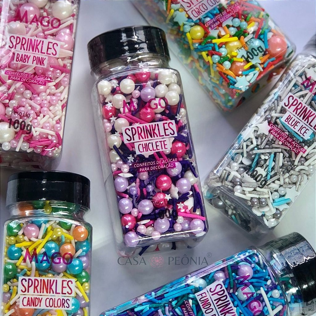 Comprar Sprinkles Confeitos de Açúcar - 1 Unidade - CASA PEÔNIA