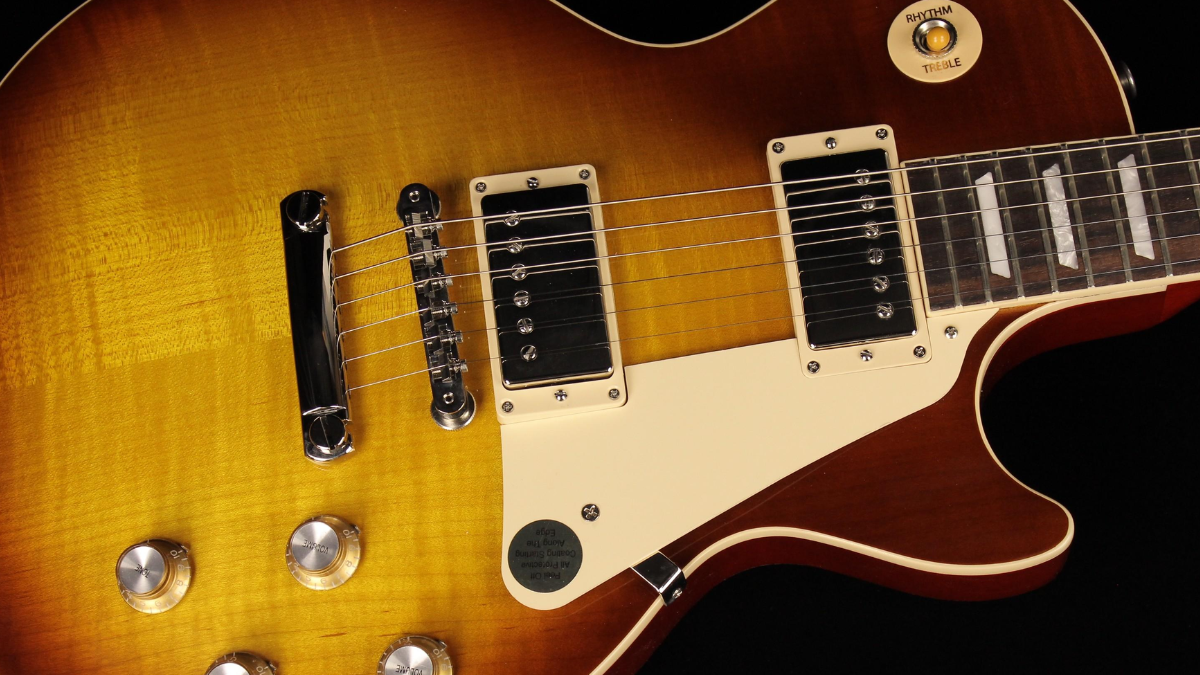 Guitarra Les Paul com captadores humbucker