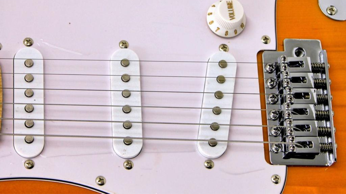 Guitarra com captadores single coil