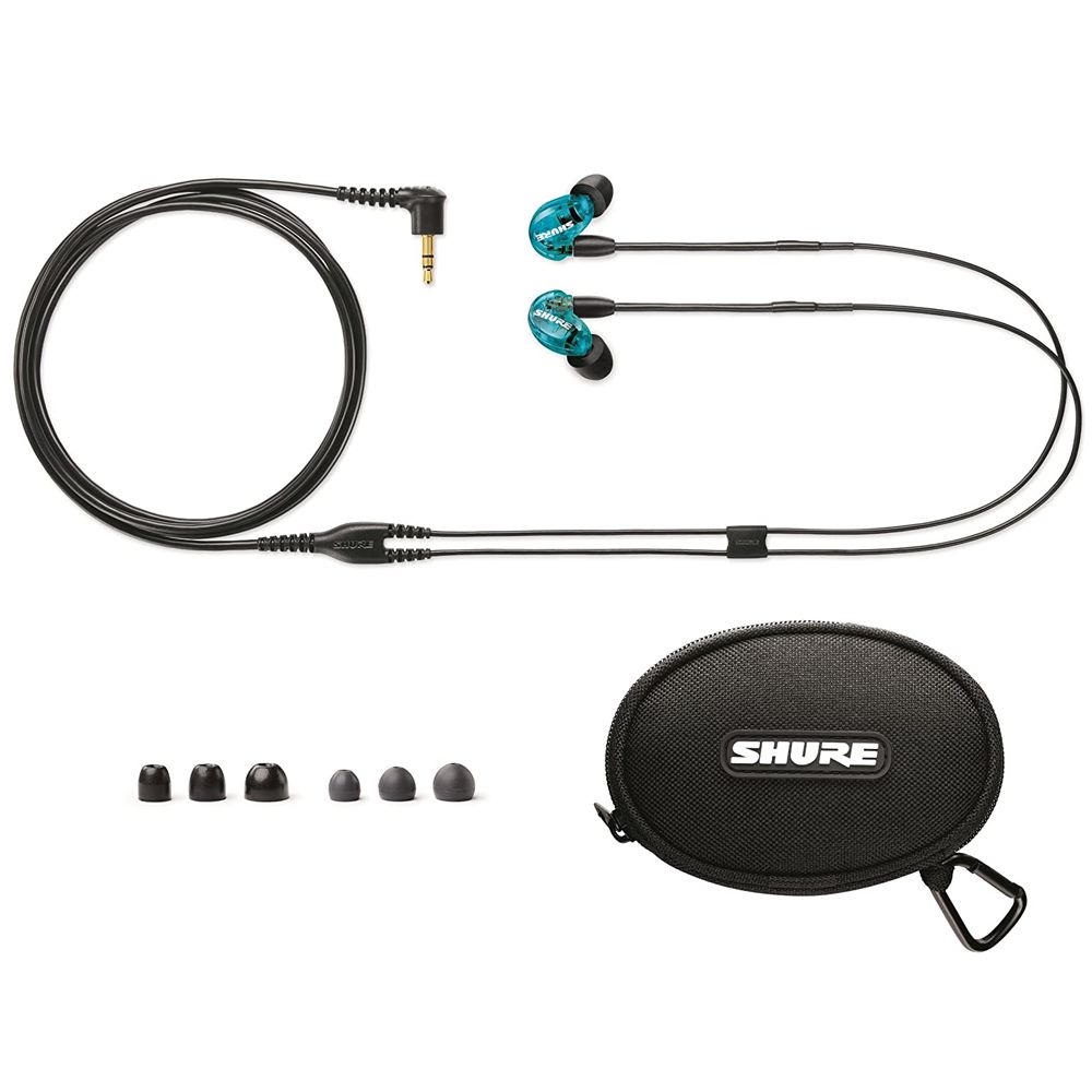 Fone De Ouvido In Ear Shure Profissional Azul SE215SPE - American
